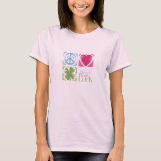 Camiseta Peace, Love & Irish Luck (v.02)