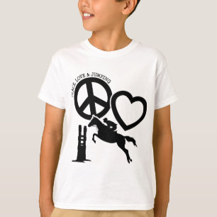CAMISETA PEACE-LOVE-JUMPING