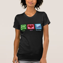Camiseta Peace Love Marketing