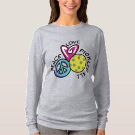 Camiseta Peace Love Pickleball