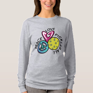 Camiseta Peace Love Pickleball