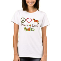 Peace Love Ponies Retro Horario