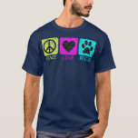 Camiseta Peace Love Rescue Dogs Distressed  Animal Lovers<br><div class="desc">Peace Love Rescue Dogs Distressed  Animal Lovers  .</div>