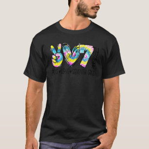 Camiseta Peace Love Séptimo Grado de Maestría de Tye