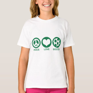 Camiseta Peace Love Soccer