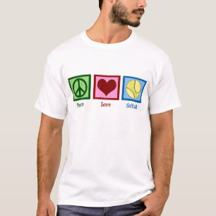 Camiseta Peace Love Sofball
