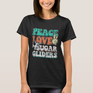Camiseta Peace Love Sugar Gliers