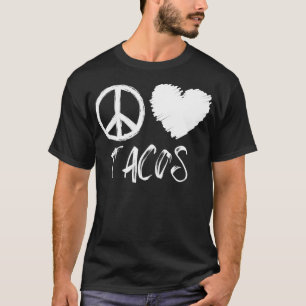 Camiseta Peace Love Tacos Pullover