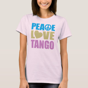 Camiseta Peace Love Tango