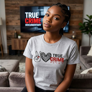 Camiseta Peace Love True Crime T-Shirt 2