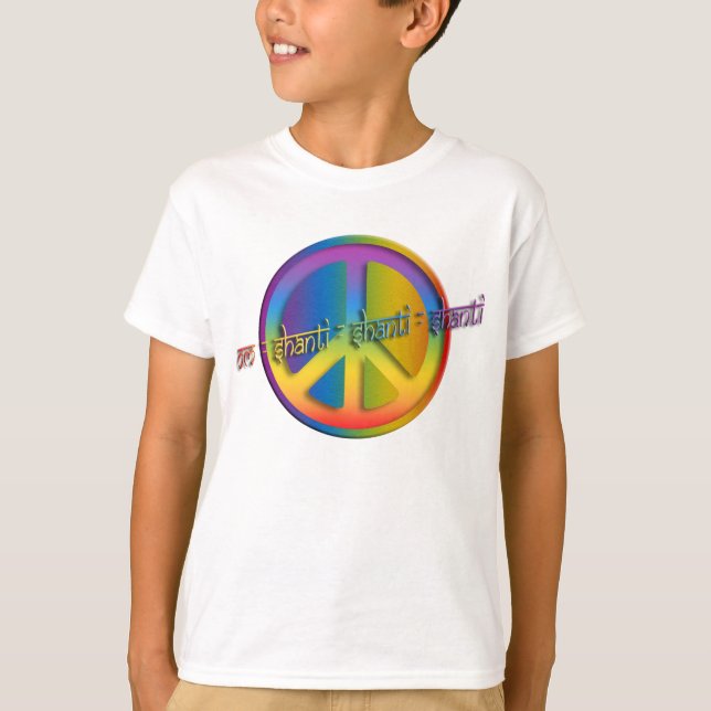 Camiseta Peace Om Shanti (Anverso)