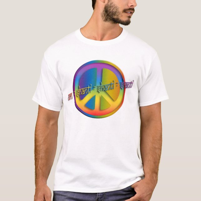 Camiseta Peace Om Shanti (Anverso)