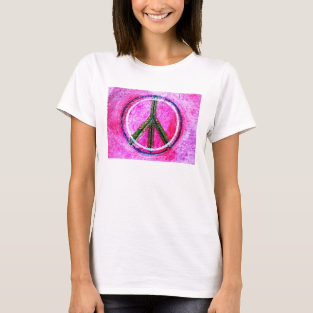 Camiseta ...peace...original art by healingcolors... (Anverso)