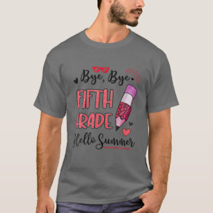 Camiseta Peace Out 5º Grado Bye Bye Quinto Grado Hola Summ
