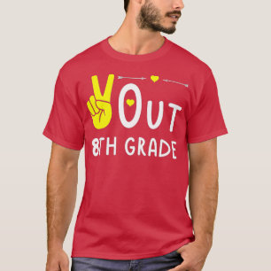 Camiseta Peace Out 8th Grade Graduation Last Day of School