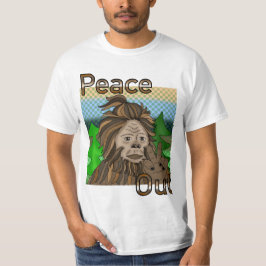 Camiseta Peace Out Bigfoot Sasquatch