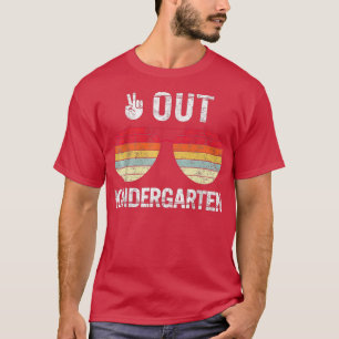 Camiseta Peace Out Kindergarten Happy Day Last Day of