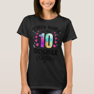 Camiseta Peace Out Single Digits Im 10 Tie Dye Nacimiento