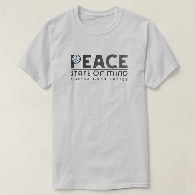 Camiseta Peace State of Mind T Shirt (Diseño del anverso)