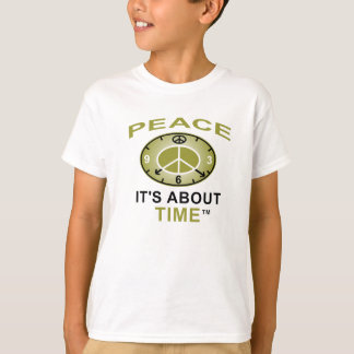 Camiseta PEACE SYMBOL CLOCK AA T shirt (White)