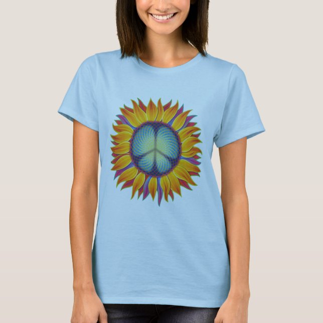 Camiseta peaceflower (Anverso)