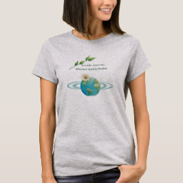 Camiseta Peaceful Earth Design | Women’s Basic T-Shirt
