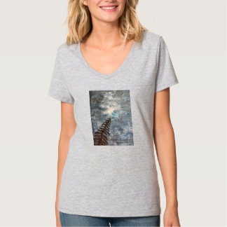 Camiseta Peaceful night sky in the Forest with Stars