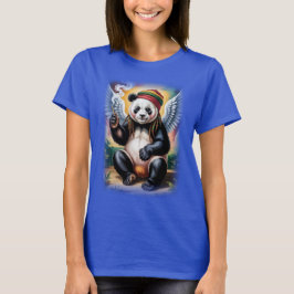 Camiseta Peaceful time for this Jamaican Angel Panda on a