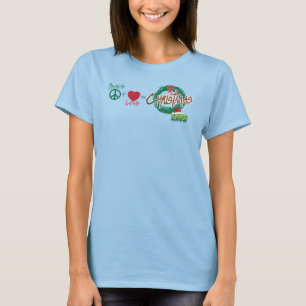 Camiseta PeaceLoveChristmas