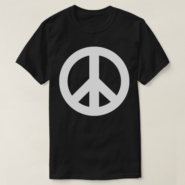 Camiseta PeaceWhite Sin línea X (Diseño del anverso)