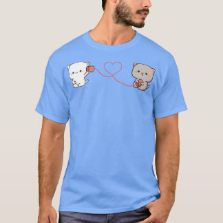 Camiseta peach and goma mochi cat 1 