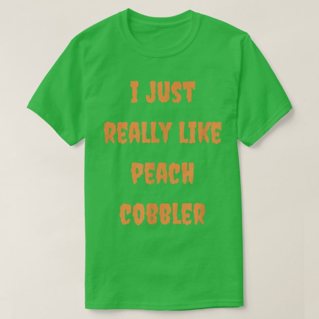 Camiseta Peach Cobbler Baking Foodie Baker Halloween Otoño (Diseño del anverso)