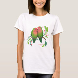 Camiseta Peach Faced Love Birds