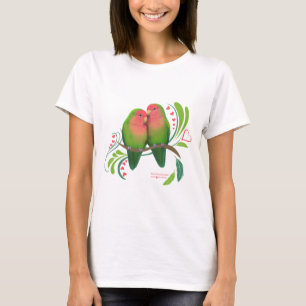 Camiseta Peach Faced Love Birds