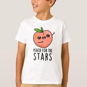 Camiseta Peach For The Stars Funny Fruit Pun