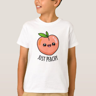 Camiseta Peach Pun sólo divertido de Peachy
