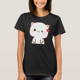 Camiseta Peach Y Goma Mochi Cat