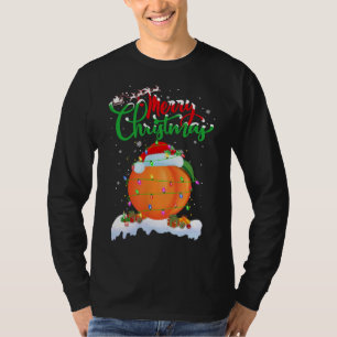 Camiseta Peaches Fruit Lover Xmas Navidades de iluminación