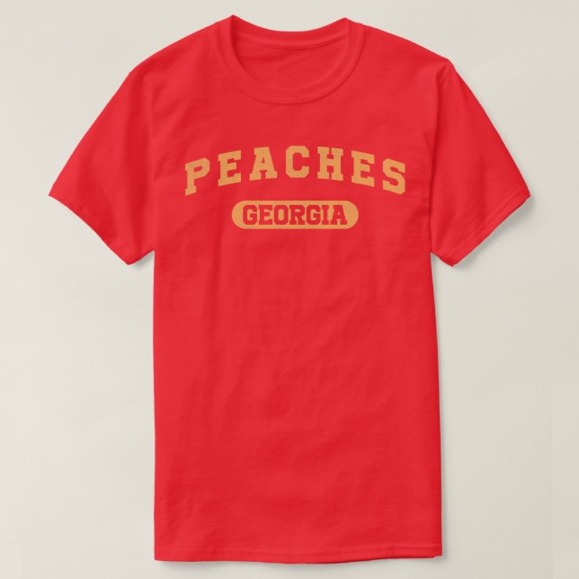 Camiseta Peaches Georgia (Diseño del anverso)