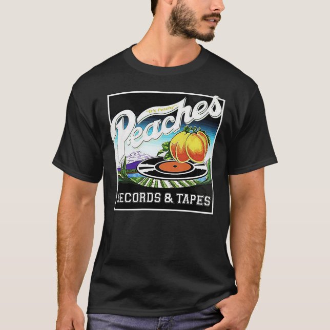 Camiseta Peaches Records &amp; Tapes - Defunct Shirt Essent (Anverso)