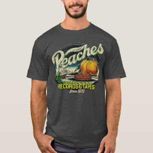 Camiseta Peaches Records Tapes 1975 Pin 1