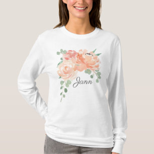 Camiseta Peaches y Cream Bouquet con cualquier nombre