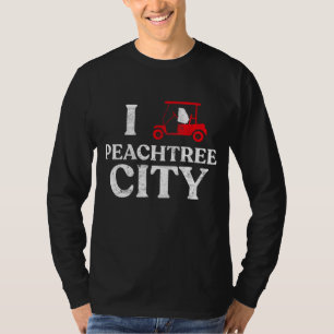 Camiseta Peachtree City GA Funny Carro de Golf Georgia Tee