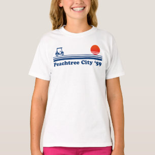 Camiseta Peachtree City Georgia Lifestyle Golf Carro Sunset