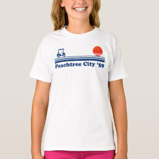 Camiseta Peachtree City Georgia Lifestyle Golf Carro Sunset