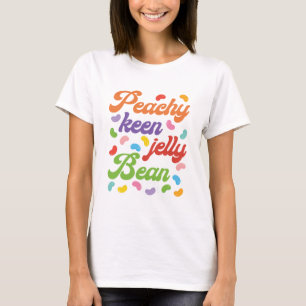 Camiseta Peachy Keen Jelly Bean Easter Candy Retro