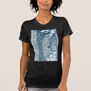 Camiseta Peacock Art Nouveau