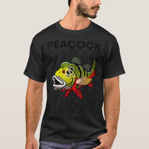 Camiseta Peacock Bass estilo de los años 80 Monster Keeper 