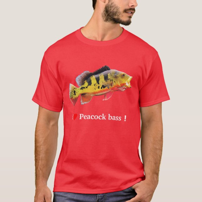 Camiseta Peacock bass , Eye-spot cichlid (Anverso)