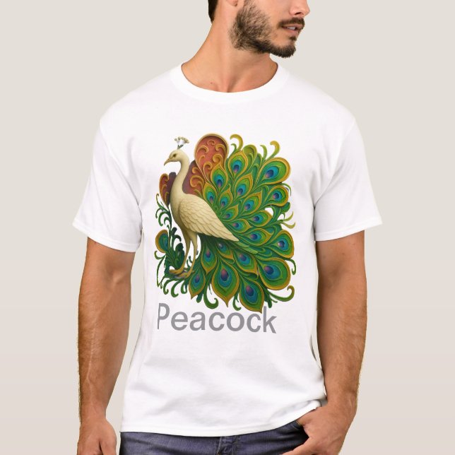 Camiseta Peacock Bird (Anverso)